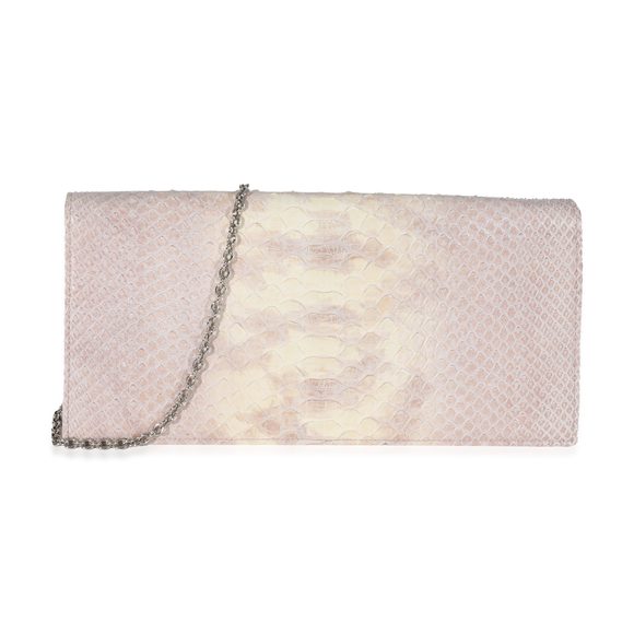 Christian Dior Pink Python Lady Dior Clutch - Picture 3 of 8